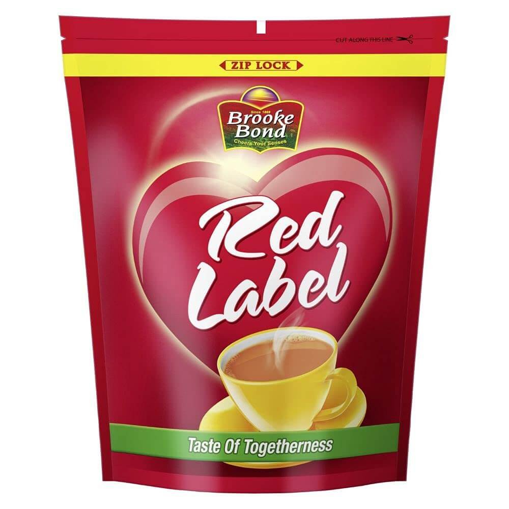 Brooke Bond Red Label Tea, Blend Of Tea Rich In Healthy Flavonoids, Makes Tasty And Healthy Chai, 1 kg (Premium Blend)